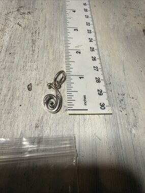 Brighton silver and crystal number charm pendant - 6